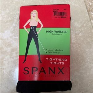 SPANX Black High Waisted Bodyshaping Tights